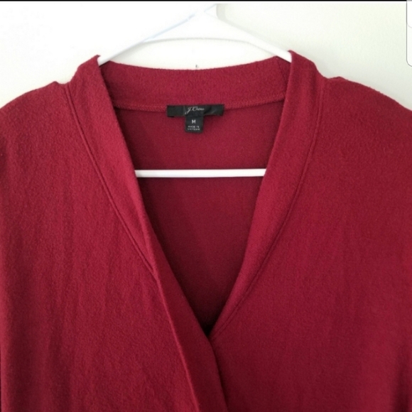 J. Crew Wrap Style Sweater Size Medium - Picture 5 of 8